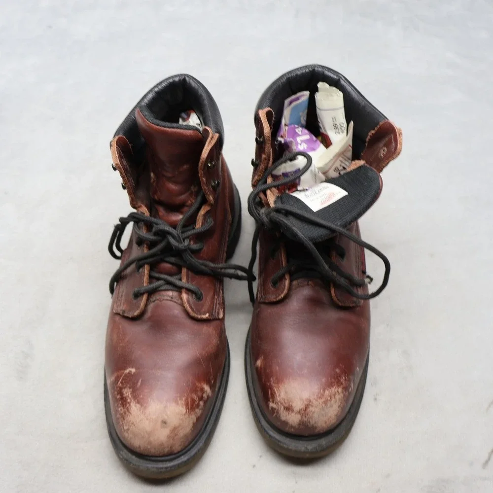 Red Wing Mens 10.5D Work Boots Red SuperSole 2.0 6
